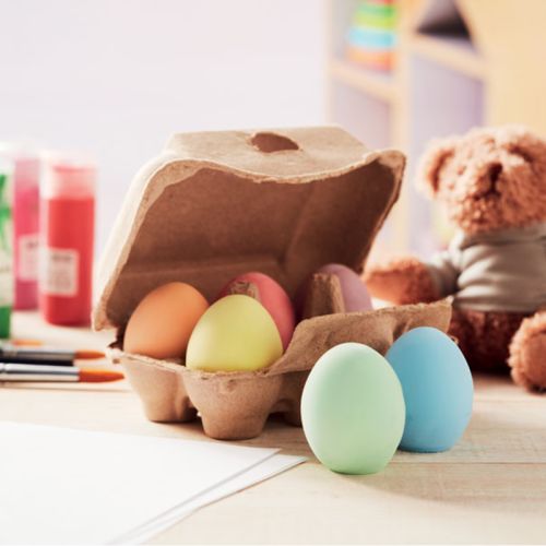 Box with 6 chalk eggs - Image 6